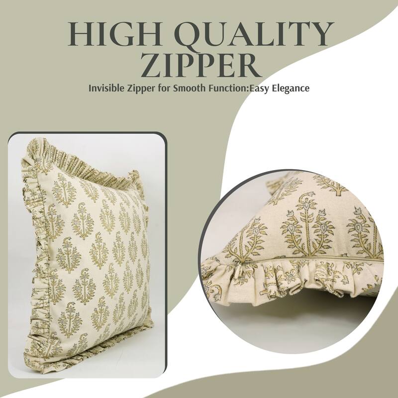 Luxury Home Designer Frill Pillow Cover By Fabdivine- NeelGangan