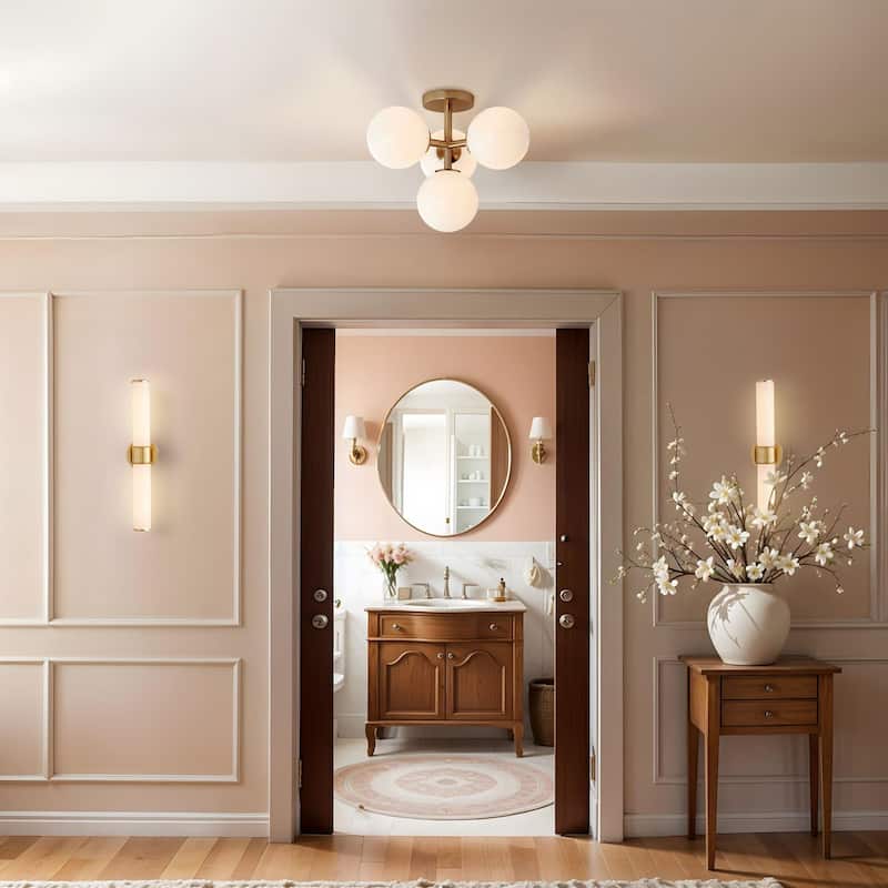 Arden Multi-Light Flush Mount - Gold