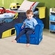 preview thumbnail 2 of 4, Kids Sofa Toddler Upholstered Armrest Chair Solid Wooden Frame