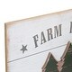 preview thumbnail 3 of 3, 16" White Washed Farm Fresh Christmas Trees Wooden Wall Sign - other-frame-size
