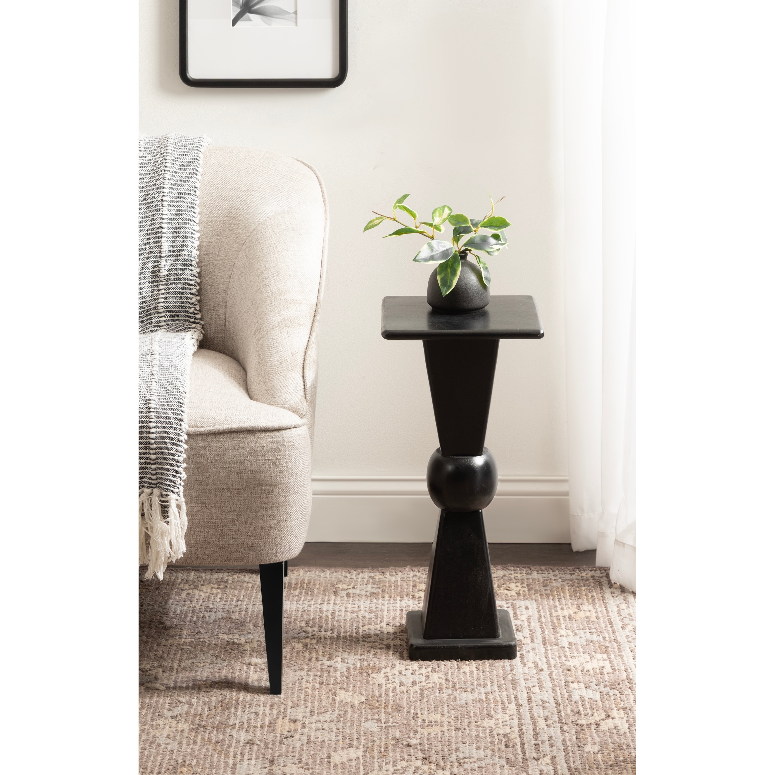 Kate and Laurel Gaeta Wood Drink Table