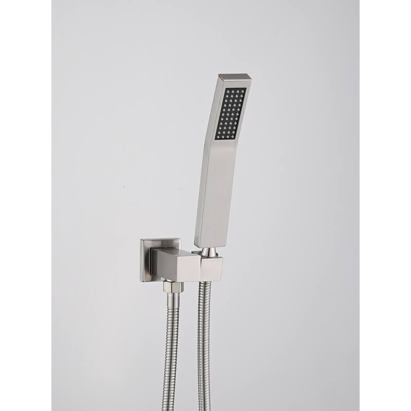 Ceiling Mounted Shower System Combo Set with Handheld and 16"Shower head