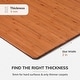 preview thumbnail 7 of 13, Jani Eco Bamboo Roll-up Rectangular Chair Mat - Durable,Eco-Friendly Chair Mat