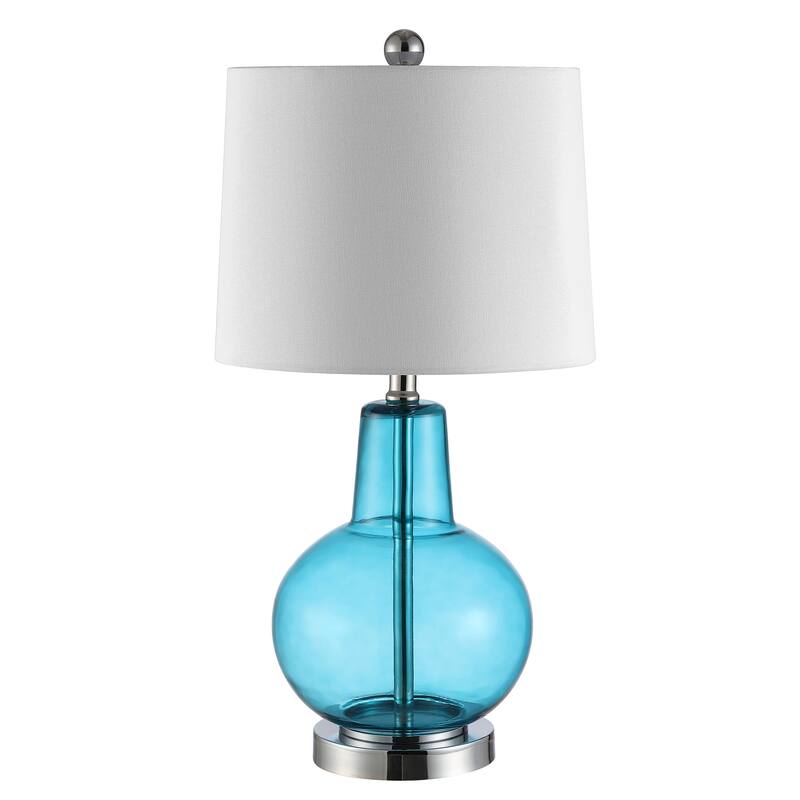 SAFAVIEH Lighting Atlas 24-inch Glass LED Table Lamp. - 12" W x 12" L x 24" H