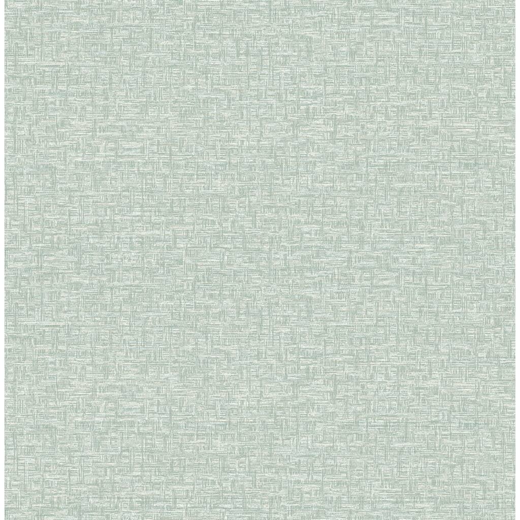 A-Street Prints Minerva Teal Texture Geometric Wallpaper