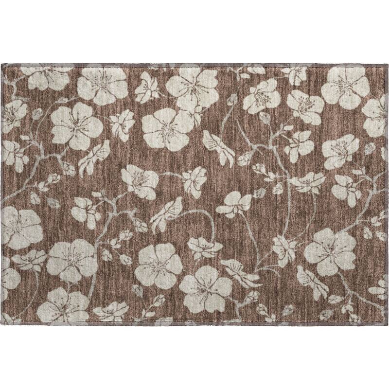 Premium Washable Super Soft Modern Floral Mayfield Rug