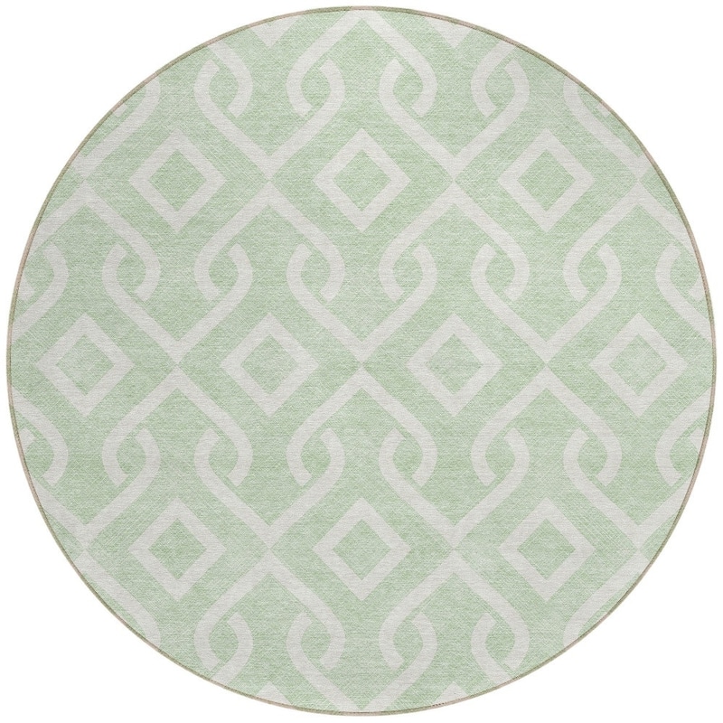 HomeRoots Geometric Transitional Rectangle Outdoor Rug