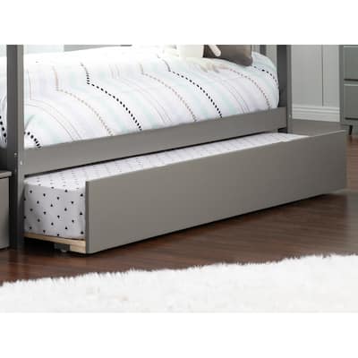 AFI Urban Twin Size Trundle Bed in Grey