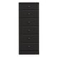 preview thumbnail 9 of 20, Prepac Astrid 6 Drawer Dresser for Bedroom, Tall Chest of Drawers, Bedroom Furniture, Clothes Storage and Organizer Deep Black