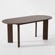 preview thumbnail 6 of 7, Solid Wood Oval Dining Table for 6-8 People Nordic style
