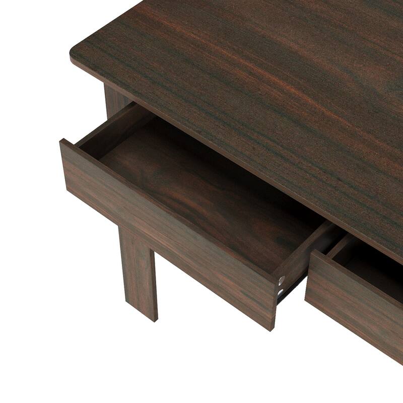 68.9" Working Desk Wood Dining Table with 6 Drawers Kitchen Table Rectangular Writing Table
