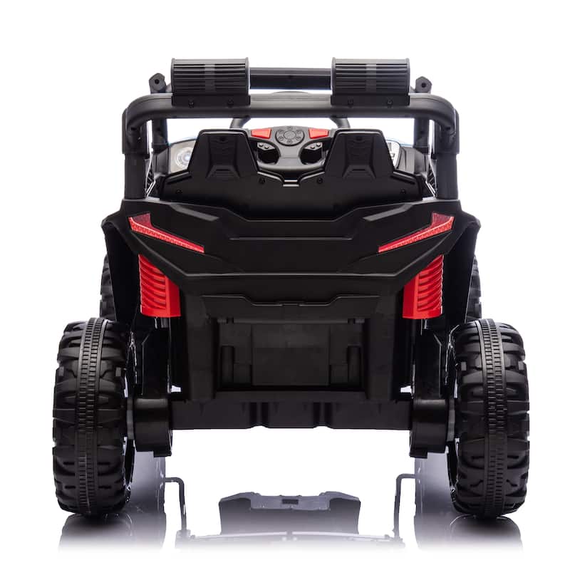 24V 400W Kids Ride On Electric UTV W/Parents Remote Control,Four-Wheel Suspension,LED Lights,Portable Handle