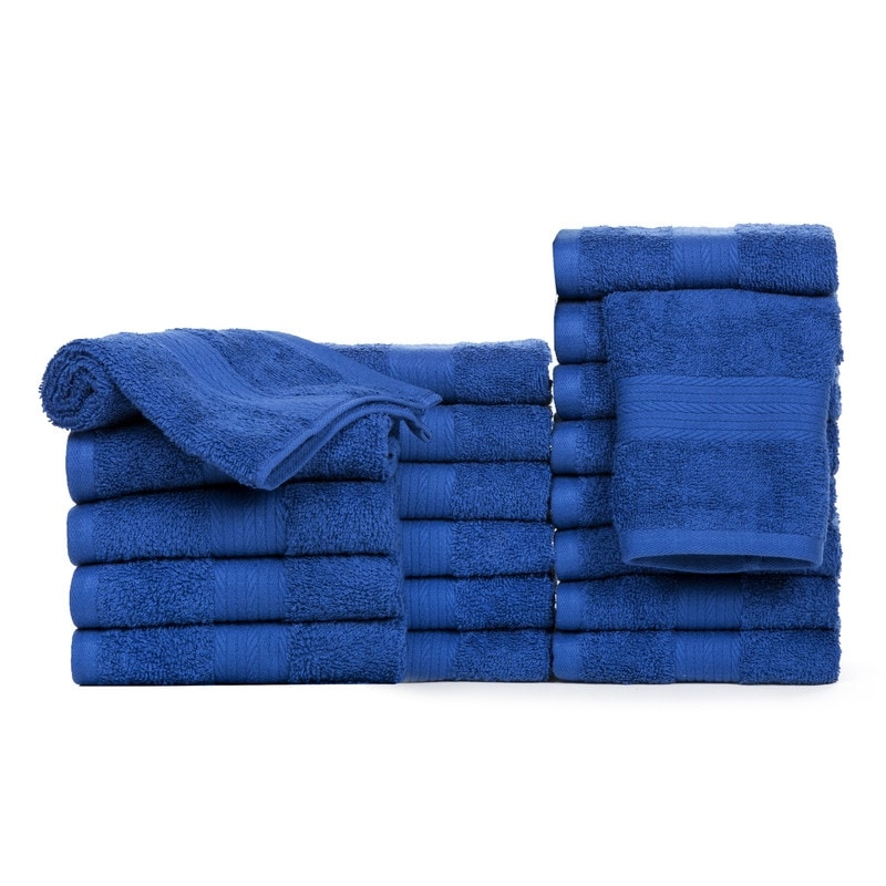 Luxurious Cotton 600 GSM Bathroom Towel Set of 6 by Ample Decor