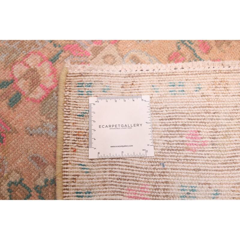 ECARPETGALLERY Hand-knotted Antalya Vintage Copper Wool Rug - 2'7 x 6'7