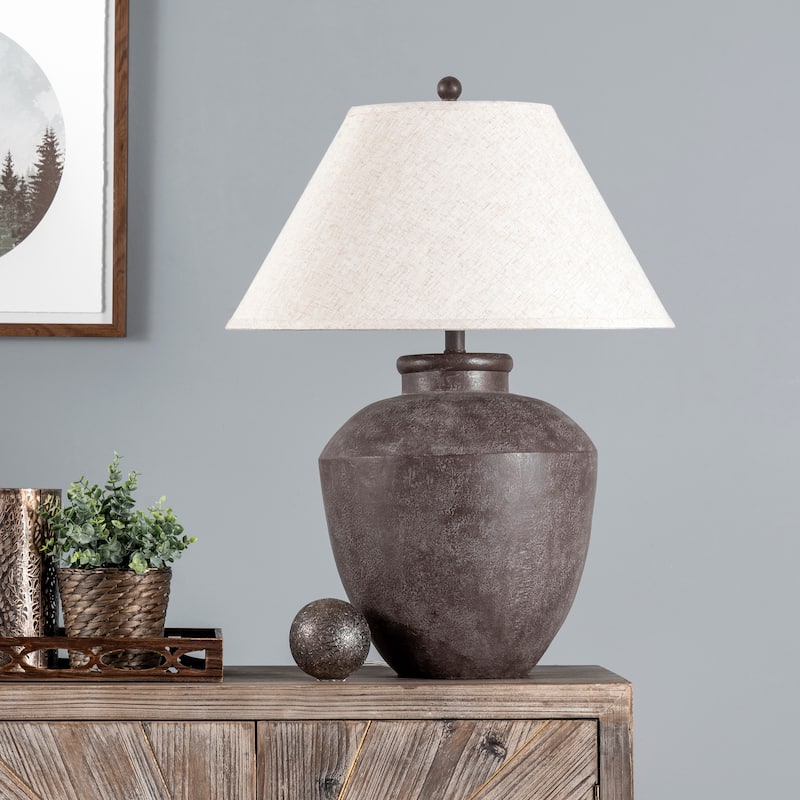 Nuloom Lindos 30" Resin Table Lamp - 22"W x 22"D x 30"H