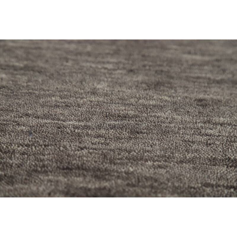 Hand Knotted Oriental 100% Wool Carpet Tribal Tribal Greys & Charcoal Gabbeh Area Rug - 7' 8'' X 5' 0''