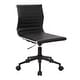 preview thumbnail 21 of 35, LumiSource Master Armless Adjustable Task Chair Black/Black