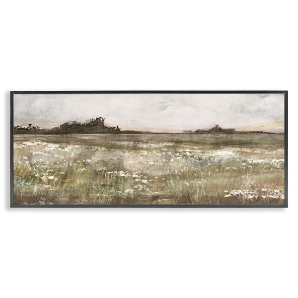 slide 2 of 9, Stupell Rural Country Meadow Framed Giclee Art Design by Nina Blue 24 x 10 - Black