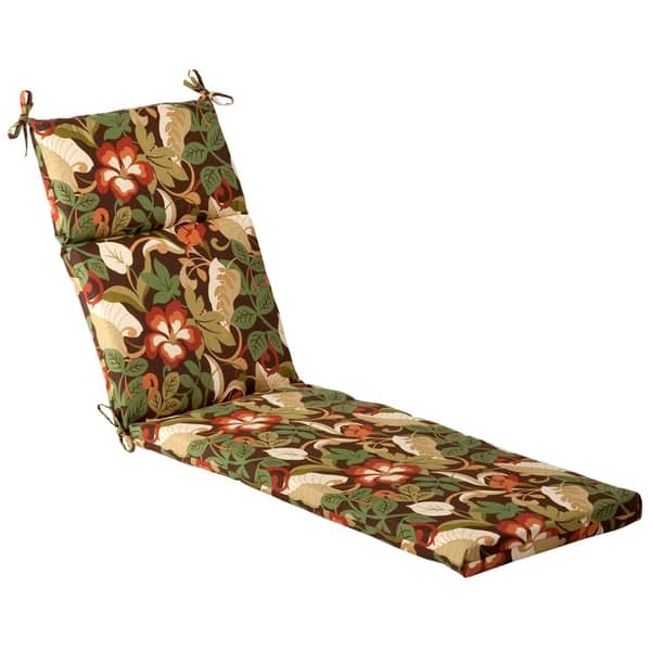 Shop Outdoor Patio Furniture Chaise Lounge Chair Cushion Floral