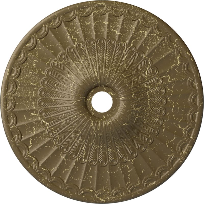 36 5/8"OD x 3 5/8"ID x 2 3/8"P Galveston Ceiling Medallion