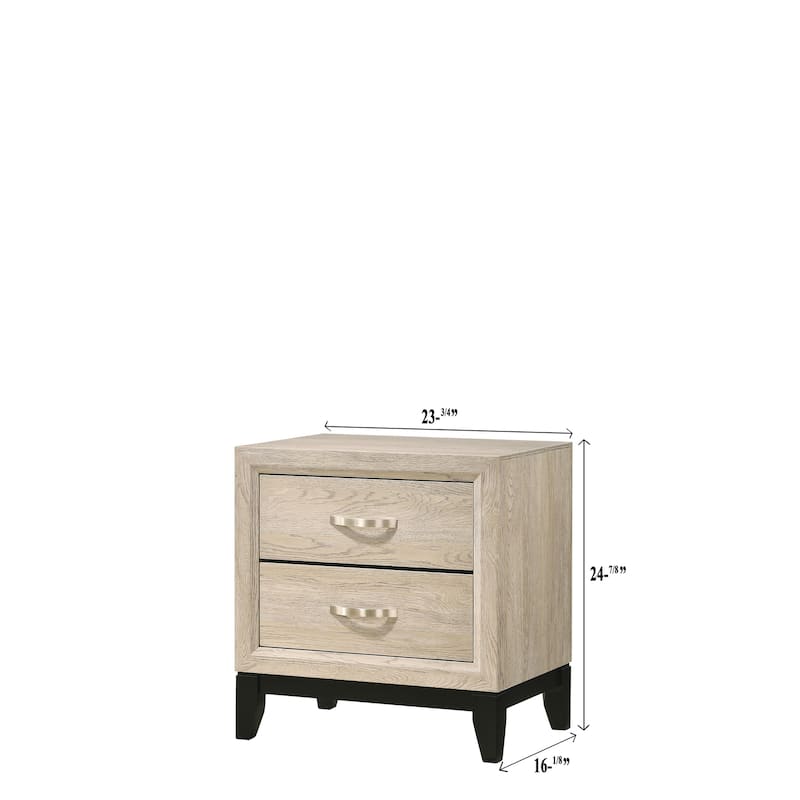 Aglae Driftwood Panel Bed