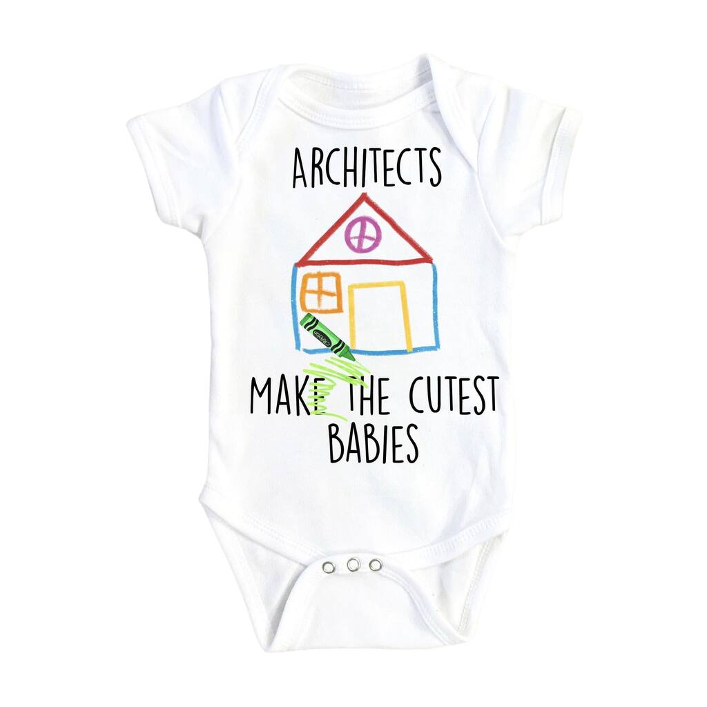 Architect Cute - Baby Boy Girl Clothes Infant Bodysuit Funny Cute Newborn