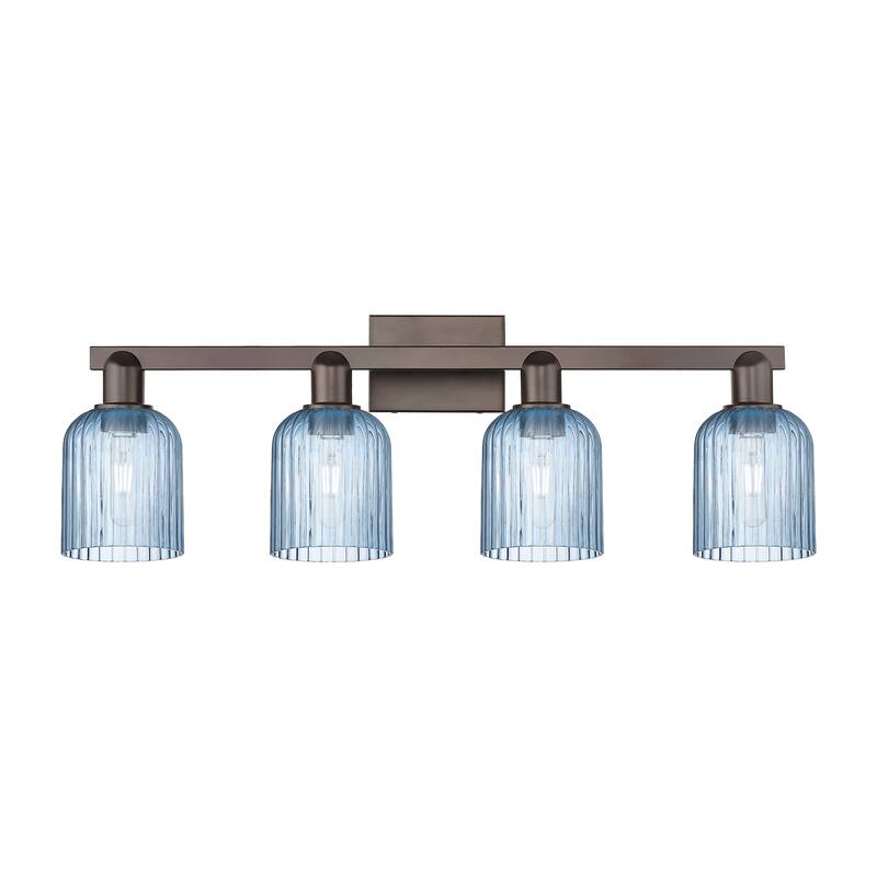 Innovations Lighting Downtown Urban - Bridal Veil - 4 Light 32" Bath Vanity Light