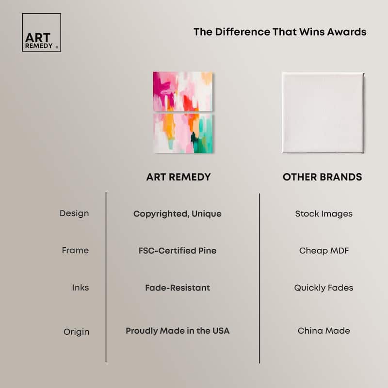 Playful Palette I Canvas Set of 2 by Art Remedy, Gallery Wrapped