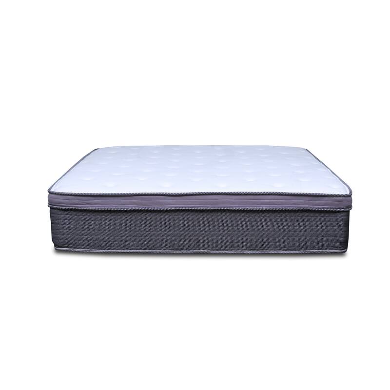 Equilibria 12 in. Medium Memory Foam & Pocket Spring Hybrid Euro Top Bed in a Box Mattress
