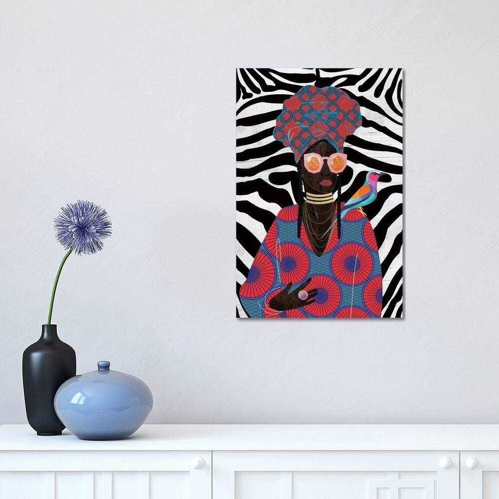 iCanvas "Modern Turban Queen II" by Nikki Chu Canvas Print