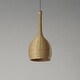preview thumbnail 7 of 7, Nulty Bamboo Wicker Rattan Hanging Single Pendant Lamp - 7.87"