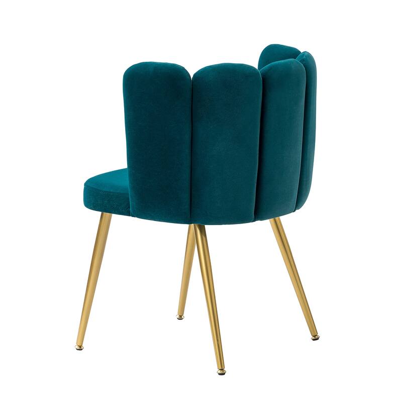 Anjela Comfy Dining Furniture Set 0f 4 with Metal Legs by HULALA HOME
