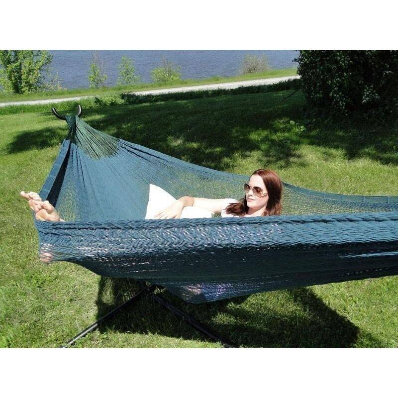 XL Thick Cord Mayan Hammock with Universal Stand