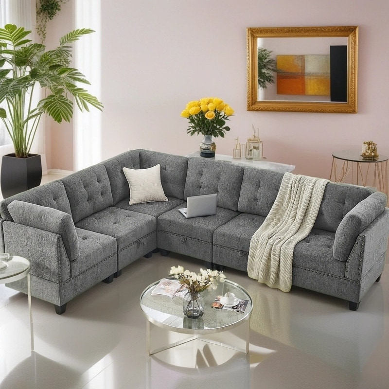 Elegant l online shape sofa