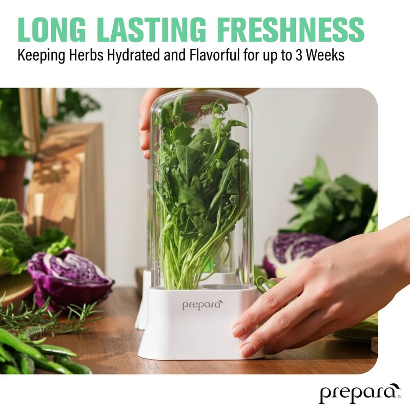 Prepara Set of 2 Herb Savor Fresh Herb Keeper