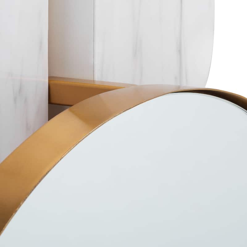 SAFAVIEH Lavelle Modern Art Deco 16-inch Wall Mirror - 16"W x 6"D x 35"H