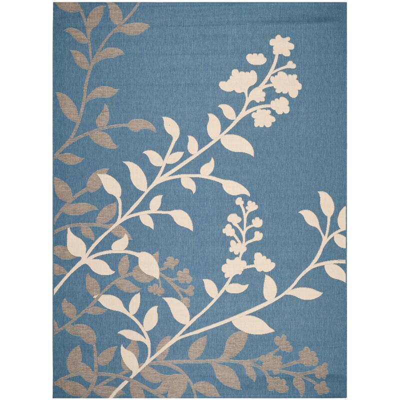 SAFAVIEH Courtyard Edine Botanical Indoor/ Outdoor Waterproof Patio Backyard