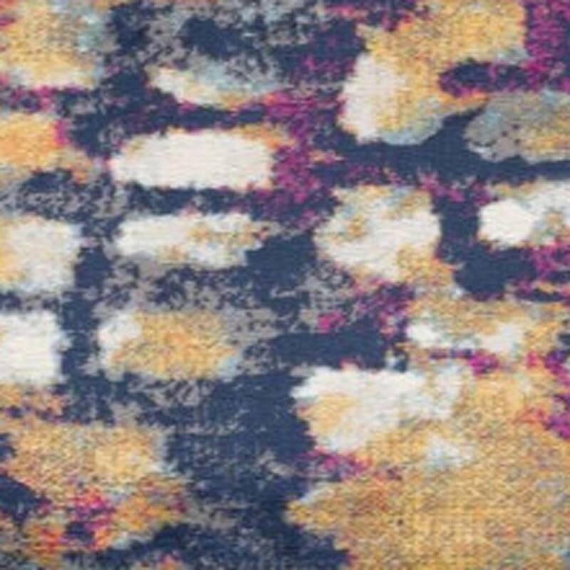 HomeRoots Abstract Modern Runner Area Rug