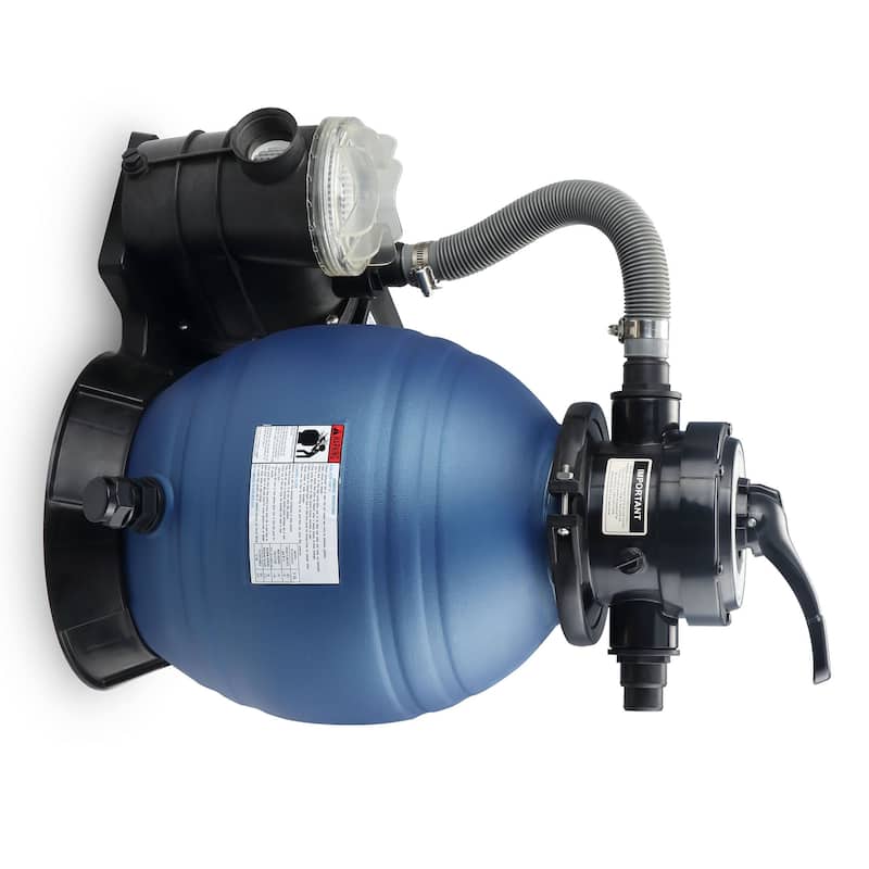 12-Inch Above Ground Swimming Pool S Filter System with 0.35 HP Pump
