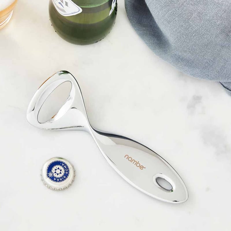 Nambe Twist Bottle Opener - 6.3" x 2.5" x 1.25"