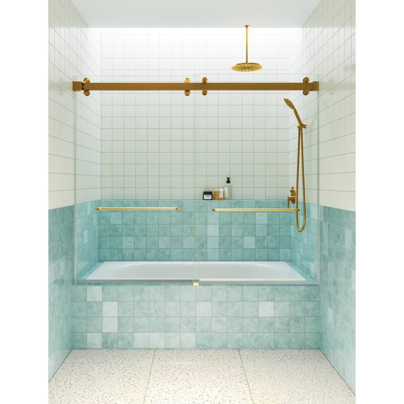 Glass Warehouse B-2DSL60-60 Polaris 60" High x 60" Wide Bypass
