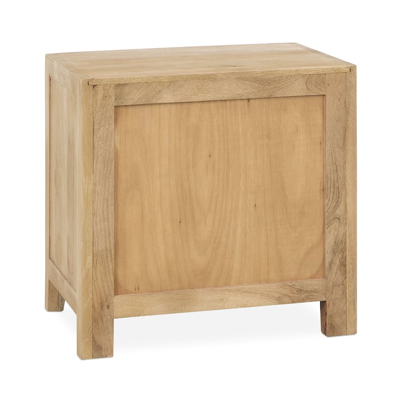 Classic Home Laguna 2-Drawer Mango Wood Nightstand