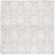 preview thumbnail 19 of 83, SAFAVIEH Handmade Metro Mizka French Country Wool Rug 6' Square - Light Blue/Ivory - Square