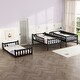 preview thumbnail 7 of 49, Detachable Triple Bunk Bed with Ladders,Twin over Twin over Twin