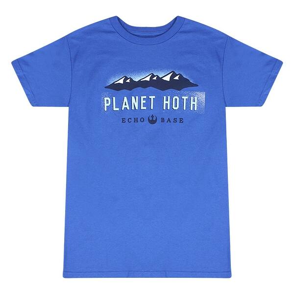 Shop Star Wars Planet Hoth Echo Base Men S Blue T Shirt Overstock 17065613