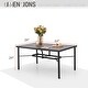preview thumbnail 12 of 35, Patio Dining Set 9/7 Pieces Outdoor Metal Furniture Set, 8/6 C Spring Motion Chairs and 1 Expandable Table
