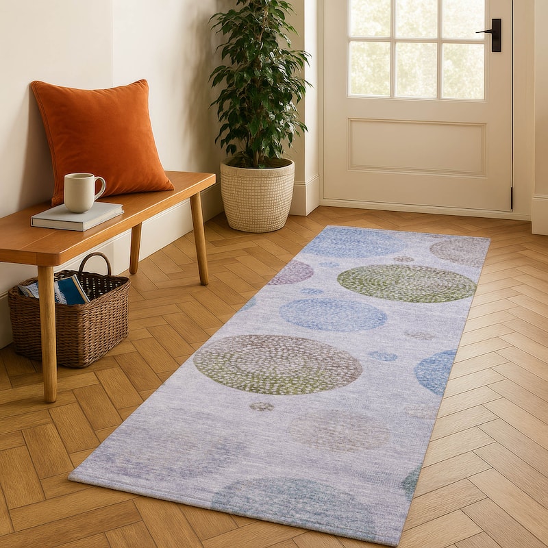 Premium Washable Super Soft Mayfield Rug - Lavender - 2'3" x 7'6"