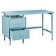 preview thumbnail 18 of 19, Simple Living Margo 2-drawer Mid-century Modern Desk