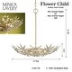 preview thumbnail 8 of 9, Minka Lavery 2146 Flower Child 4 Light 21" Wide Bowl Pendant