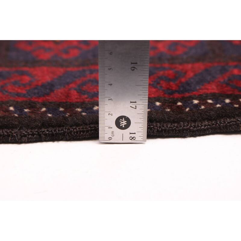 ECARPETGALLERY Hand-knotted Teimani Dark Brown Wool Rug - 3'7 x 6'4